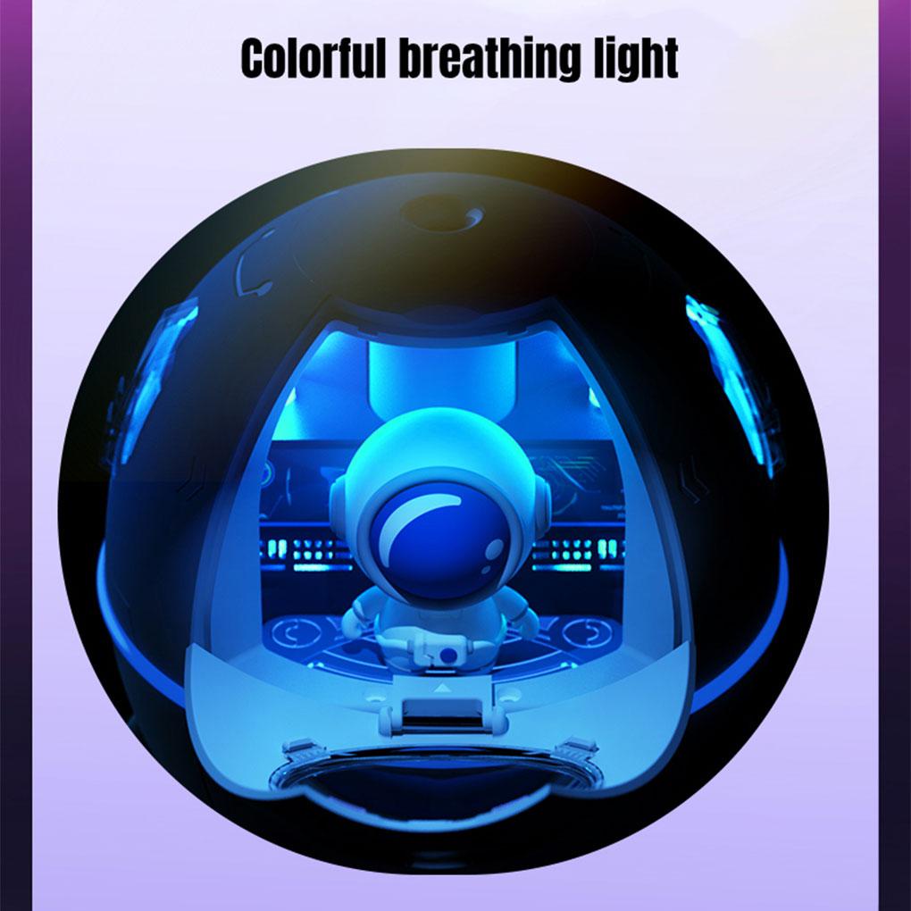 Astronaut Space Air Humidifier LED Colorful Mist Diffuser Aroma Purifier USB Pelembab Pewangi Ruangan Kantor