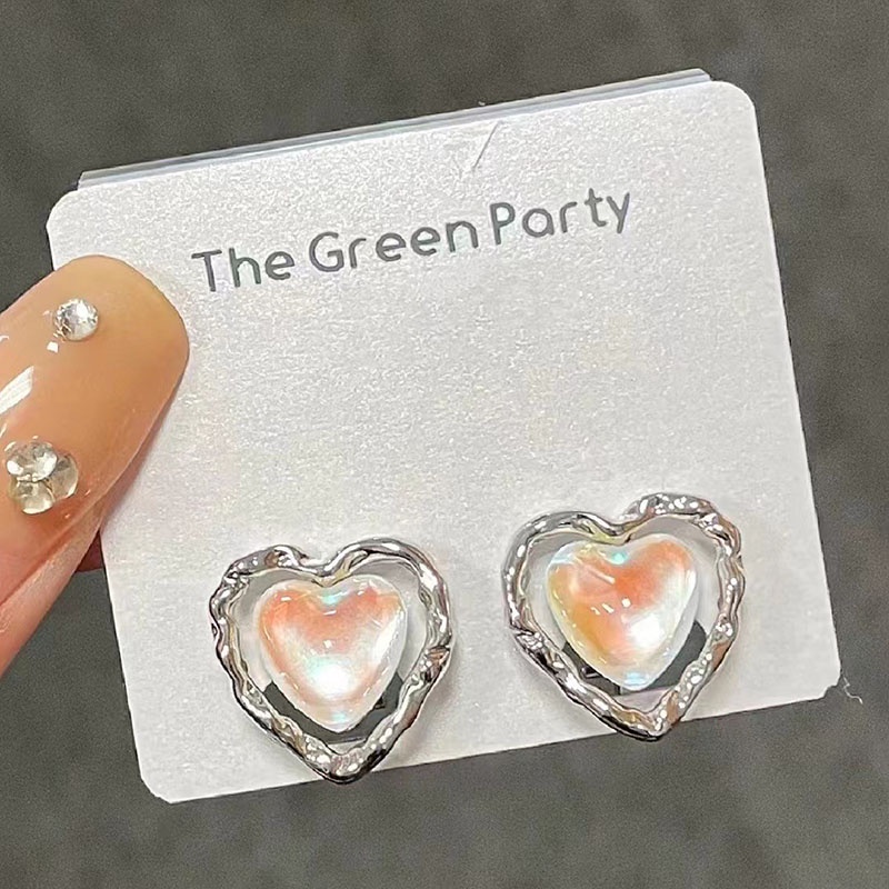 Anting Fashion Alloy Kristal Bintang Bulan Butterfly Heart Untuk Wanita