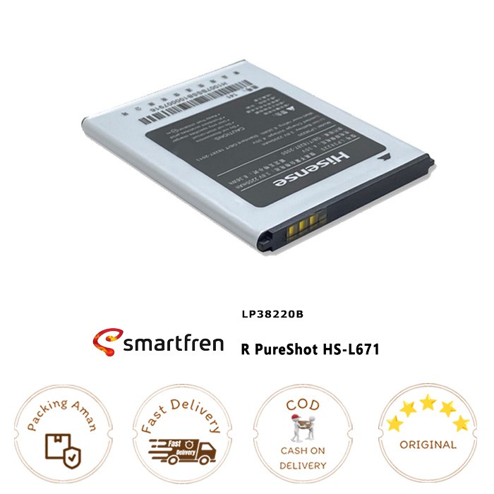 Baterai ANDROMAX R PURESHOT HS-L671 / LP38220B Original 99%