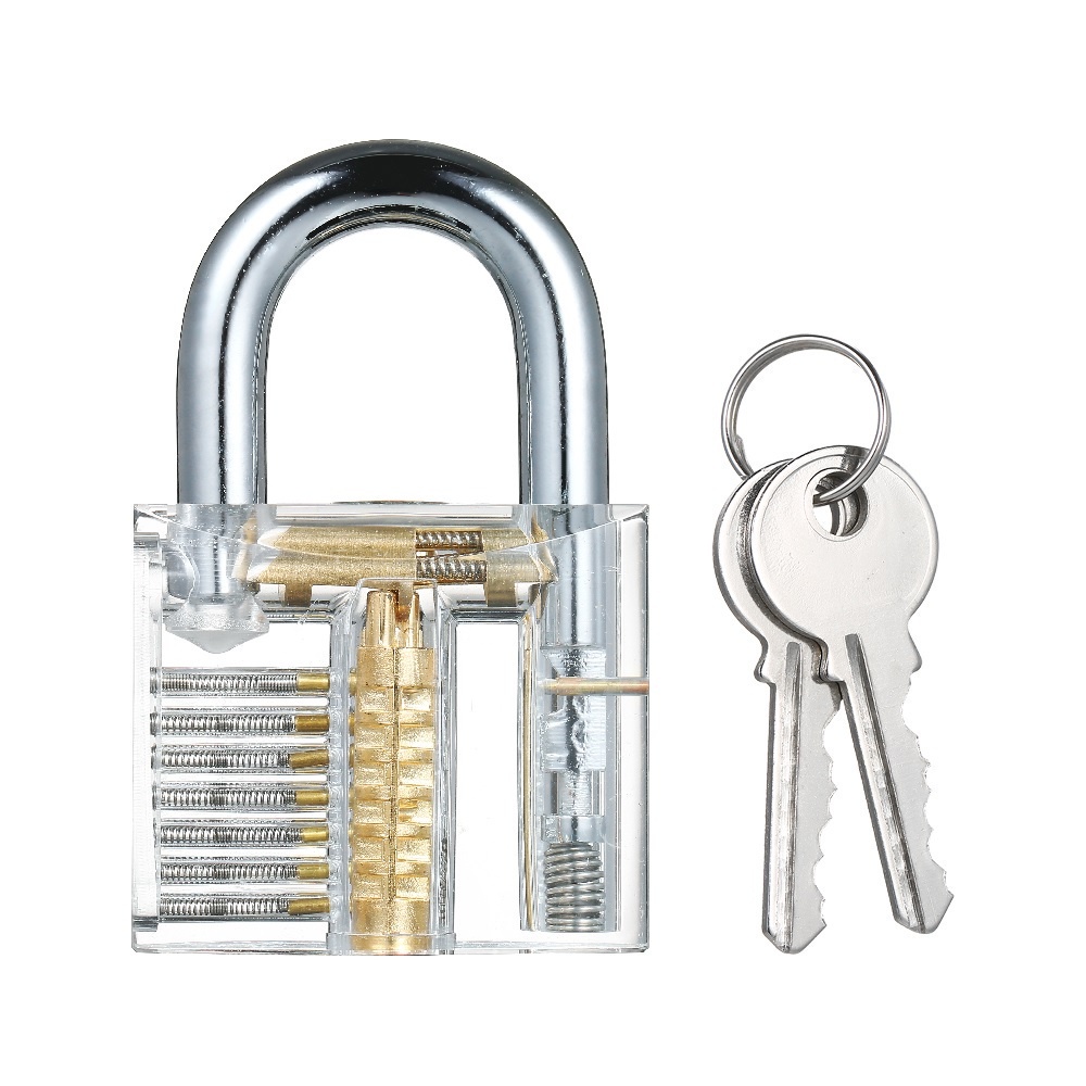 Clear Transparent Padlock - Gembok Pintu Transparan