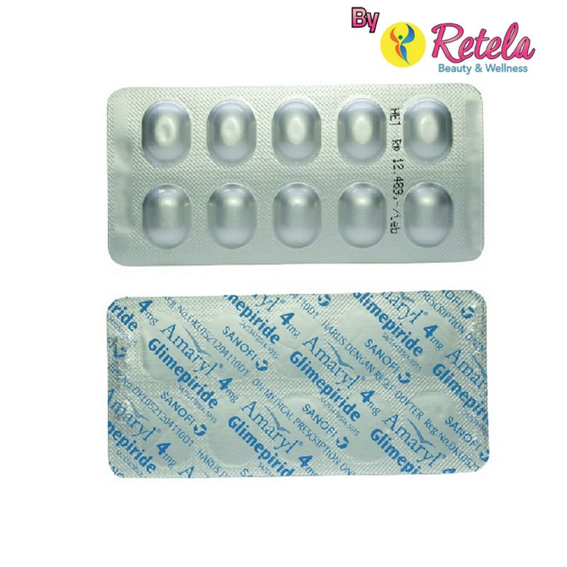 Amaryl 4mg Tab 10`S