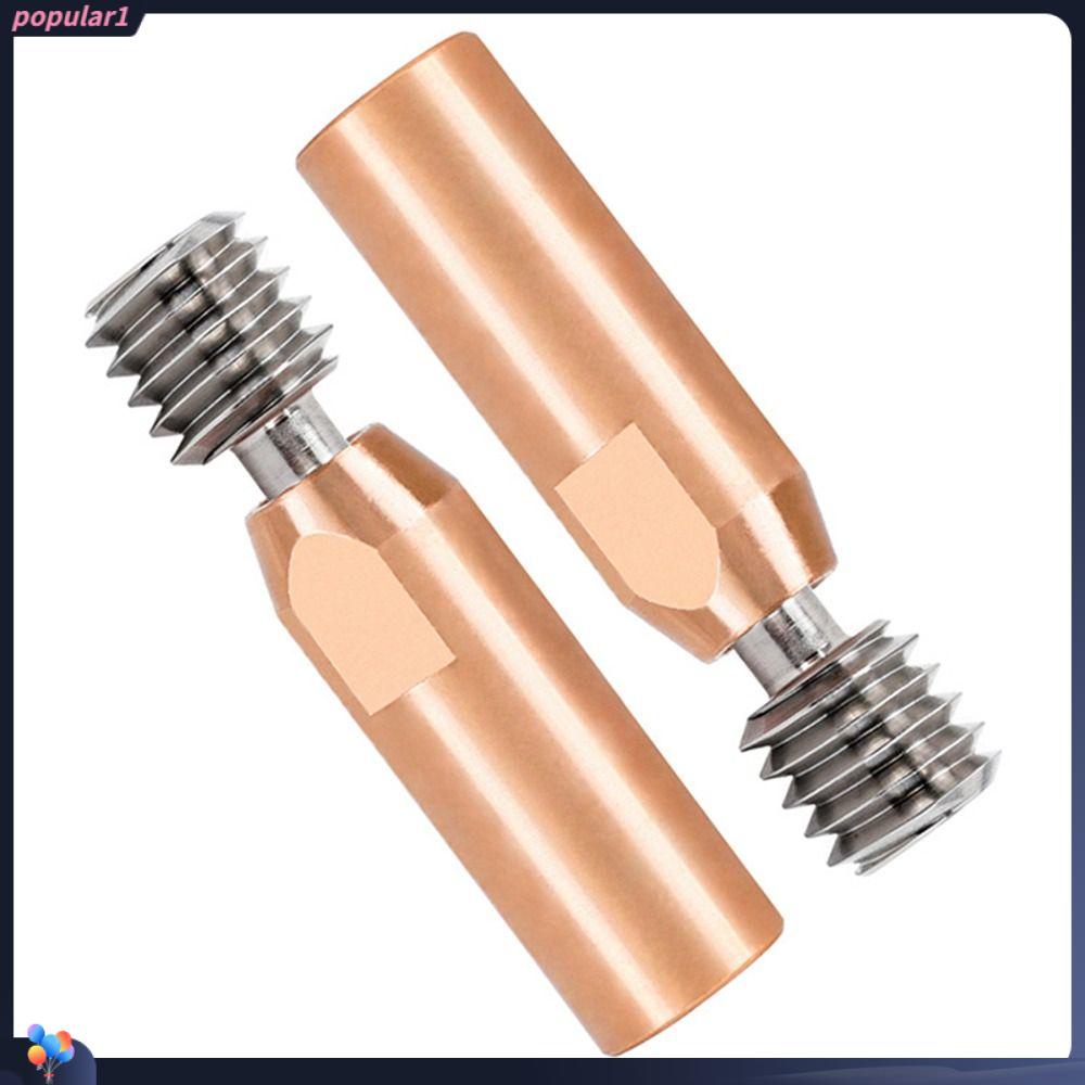 Populer 2pcs V6 Heatbreak Mudah Dilepas Tembaga Heatbreak Throa M6 Bimetal Heatbreak Untuk Ender3V2 Ender 3 Pro CR10