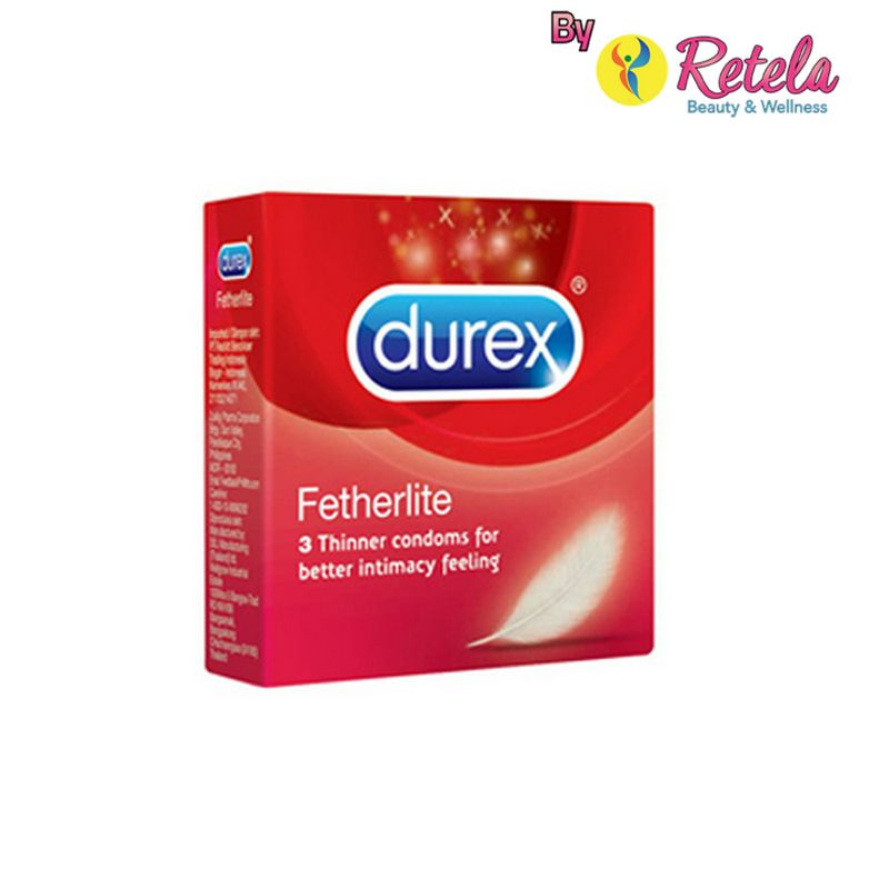 KONDOM DUREX FETHERLITE ISI 3 / ALAT KONTRASEPSI / KONDOM / PRIA / KB