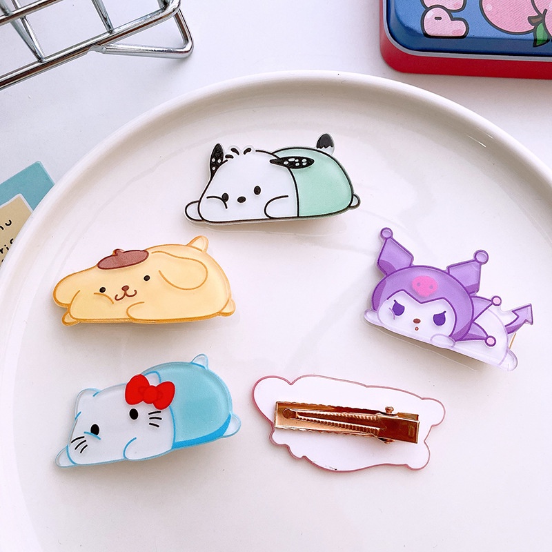 JEPIT PONI RAMBUT  SANRIO BOBO IMUT BAHAN ALKIRIK TERBARU