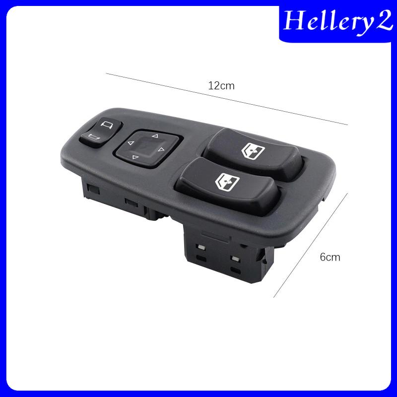 [Hellery2] Saklar Power Window Listrik 1445793 Pemasangan Mudah Hitam Untuk