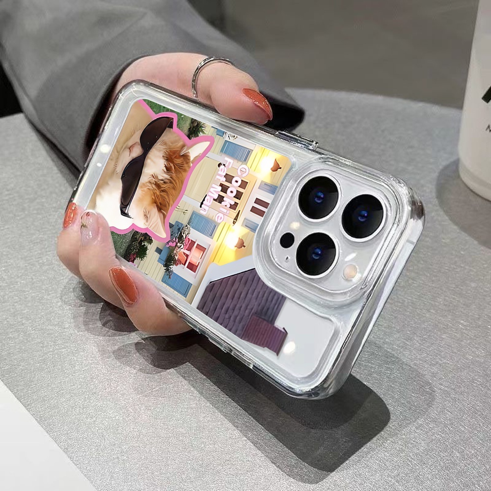 Casing Kacamata Hitam Kucing Keren Untuk Vivo S12 S15 S6 S7 S9 S9E S10 5G S10 Pro X30 X30 Pro X50 X60 X70 X80 X27 V23 Pro V23E Iqoo 56 Neo5 Neo6 8 8 Pro Z6 U5 Akrilik Space TPU Cover Belakang