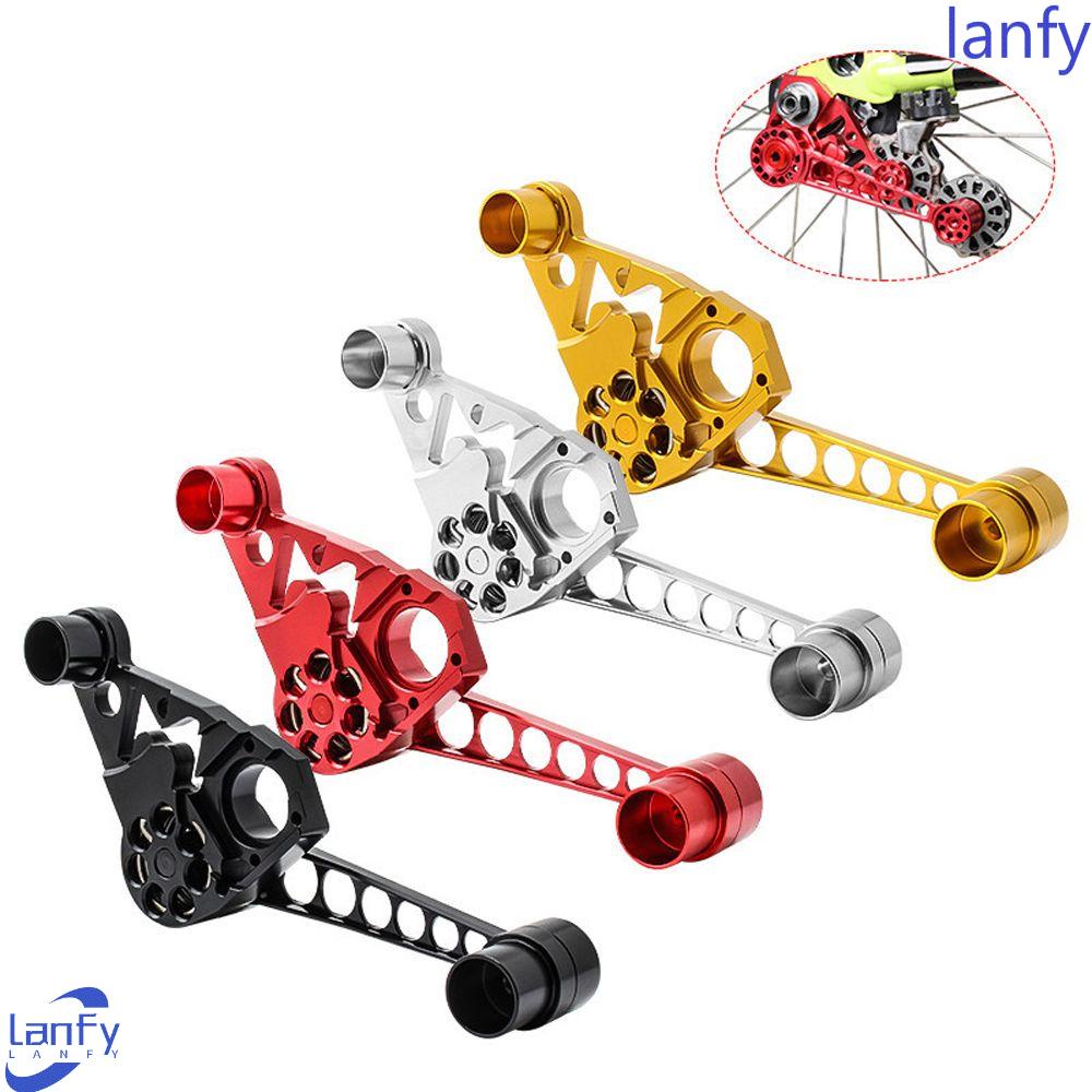 Lanfy Panduan Rantai Sepeda Lipat 1PC Brompton Inner Outer Shift Presser Mount Bracket Holder Single Speed Rear Derailleur