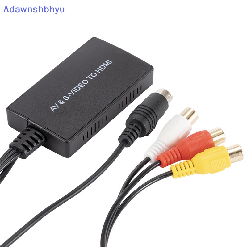 Adhyu S-video to HDMI Converter AV to HDMI Adapter RCA Converter Support 1080P ID