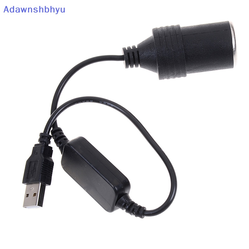 Adhyu Konverter adapter Soket Mobil port usb 5V 2A Ke 12v 8w Untuk ID Mobil