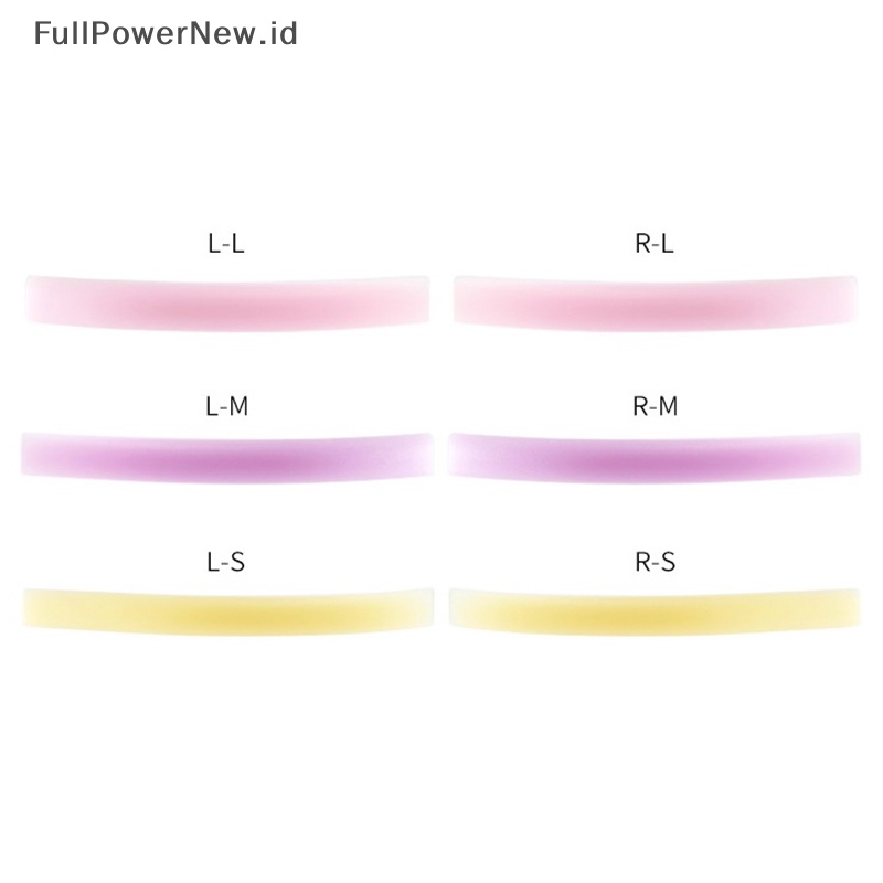 Power 8pasang Lash Lift Lifg Curlers Curl Silicone Shields Pads Multicolor Reusable ID