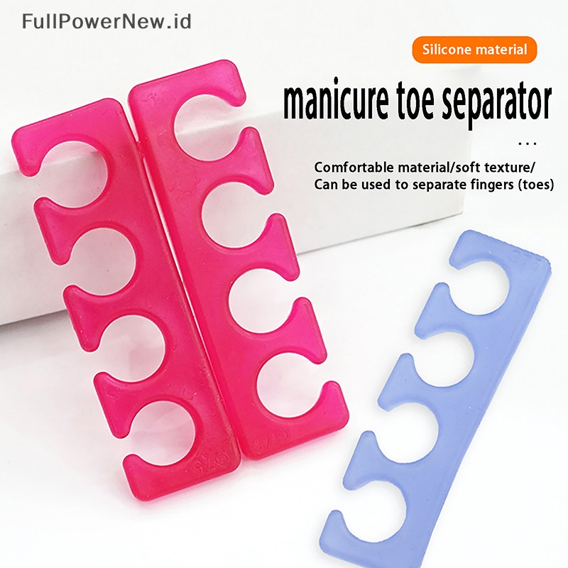 Power Silicone Toe Separator /Finger Spacer Bentuk Pembatas Untuk Perawatan Manicure Pedicure ID