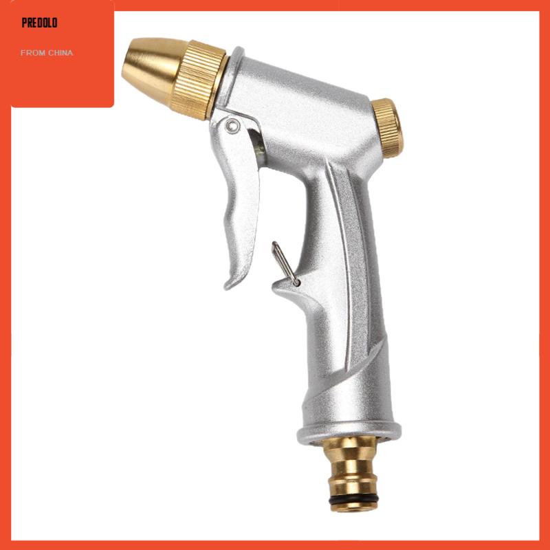 [Predolo] Heavy Duty Water Nozzle Nosel Cuci Mobil Bahan Metal Portable Untuk Jalan Setapak Halaman Taman