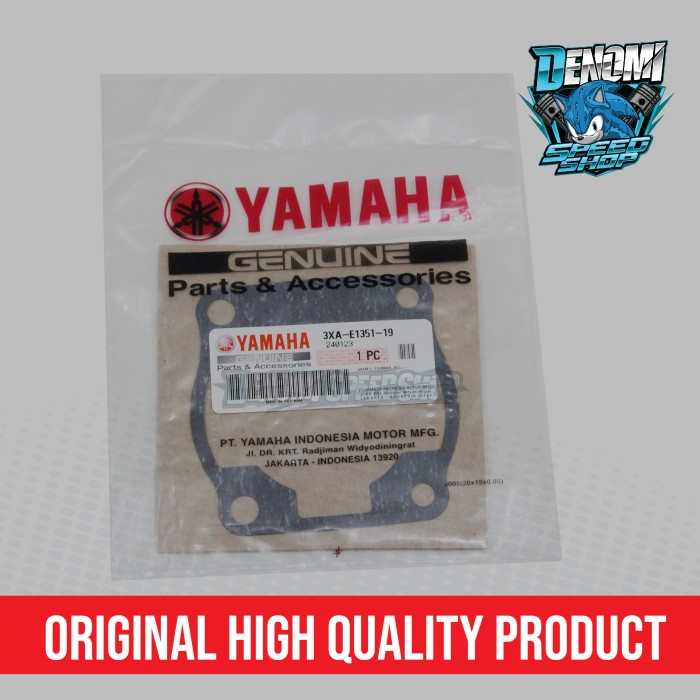 Packing Paking Gasket Cylinder Silinder Blok Yamaha F1ZR FIZR F1Z FIZ R Force 1 Original YGP 3XA-E1351-19