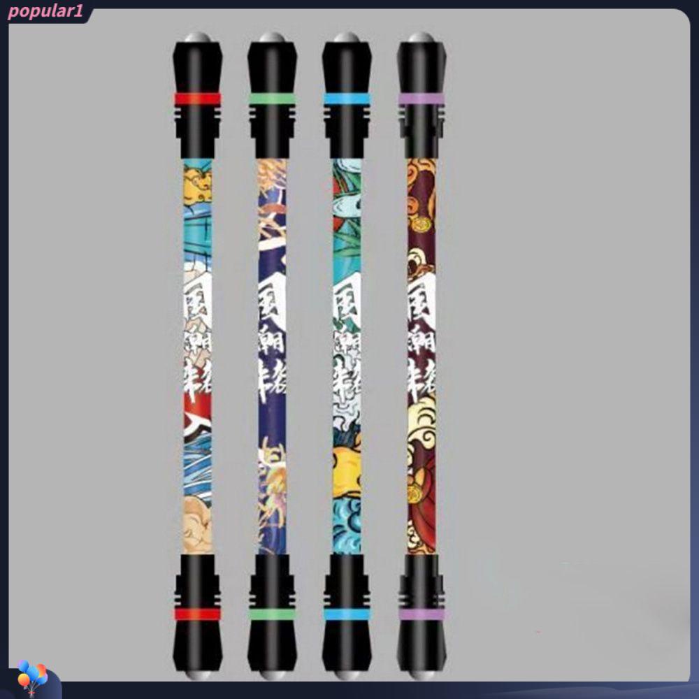 Populer Rotating Gaming Pen Stationery Novelty Intelligence Mainan Jari Pereda Tekanan Anti-Selip Rolling