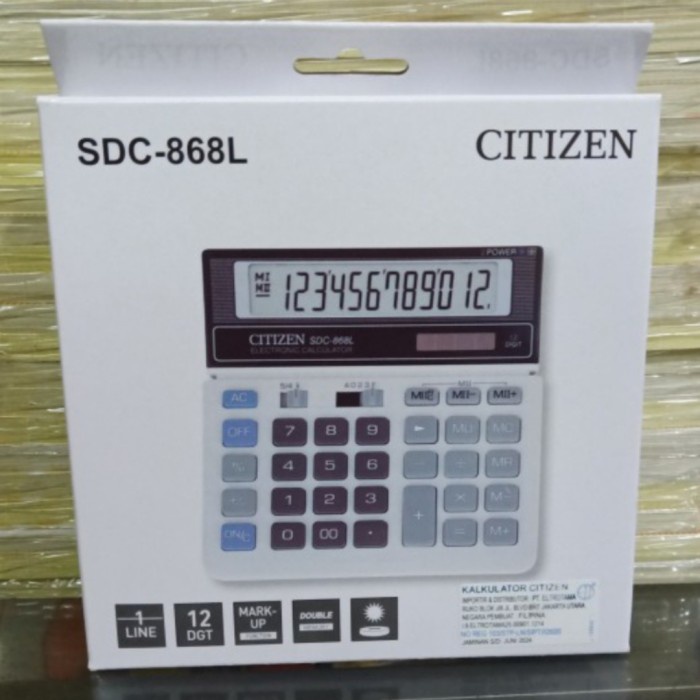 

CALCULATOR CITIZEN-868L