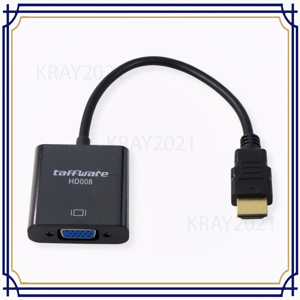 Taffware Kabel Adapter HDMI ke VGA Female HD581