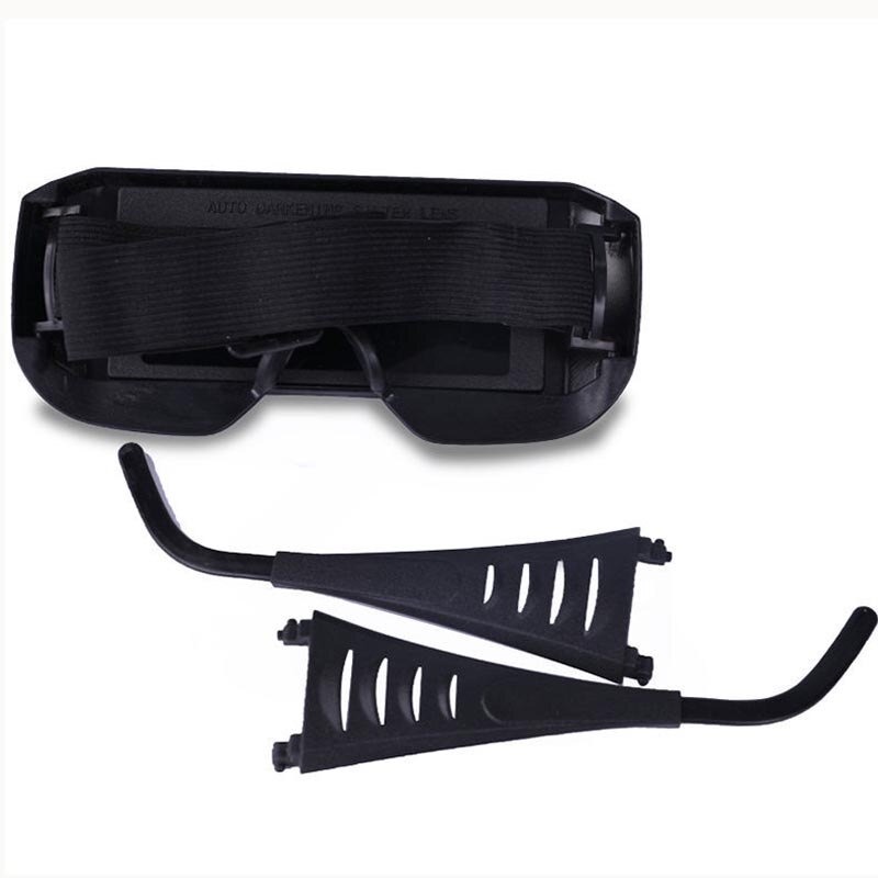 TaffGUARD Kacamata Las Otomatis Auto Darkening Soldering Goggles - HW008 - Black