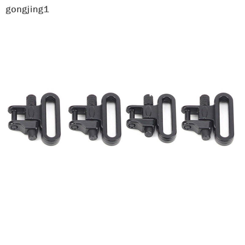 Ggg 1PCS Tactical Rifle Sling Swivels Mount Adapter Lampiran Klip Heavy Duty 300lb Quick Detach Outdoor Hung Gun Aksesoris ID