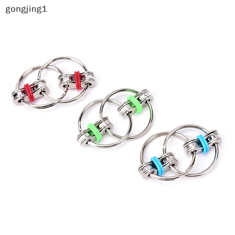 Ggg Hot Flippy Chain Ring Fidget Toy Hand Spinner Kecemasan Penghilang Stress ID
