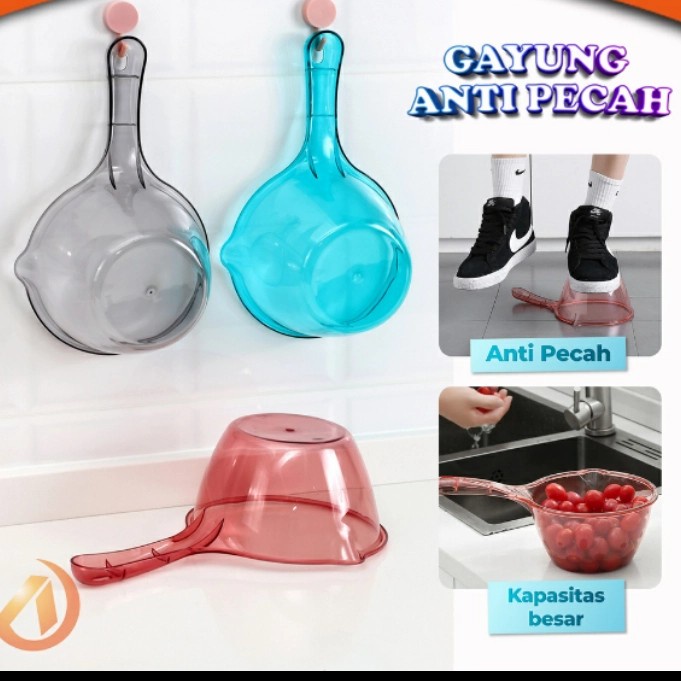 gayung Transparan Estetik / Gayung Mandi / Perlengkapan Mandi