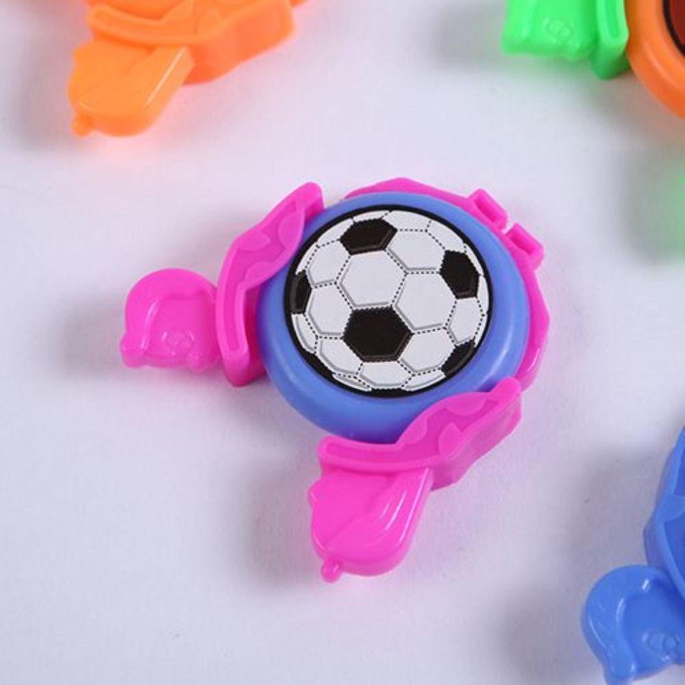 Needway Mainan Mini Launchers Ball Ejection Mini Color Flying Disc Football Launcher Untuk Mainan Luar Ruangan