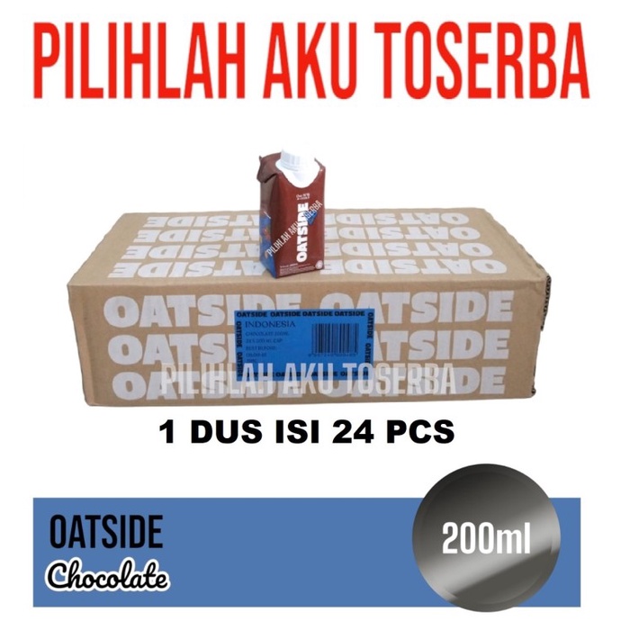 OATSIDE CHOCOLATE Susu Oat Milk 200 ml - ( 1 DUS ISI 24 )