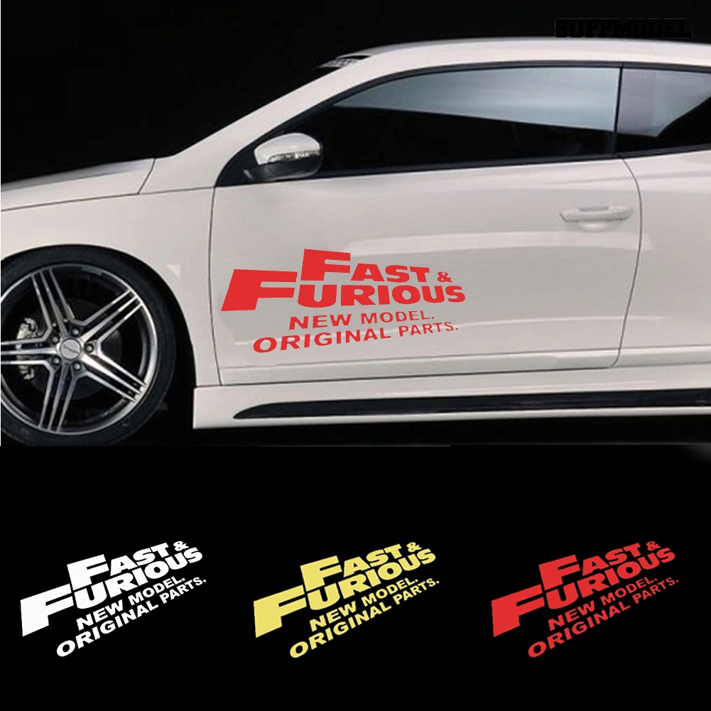 [SM]Fast Furious Car-Styling Truck Body Jendela Decals Reflektif Stiker Dekor