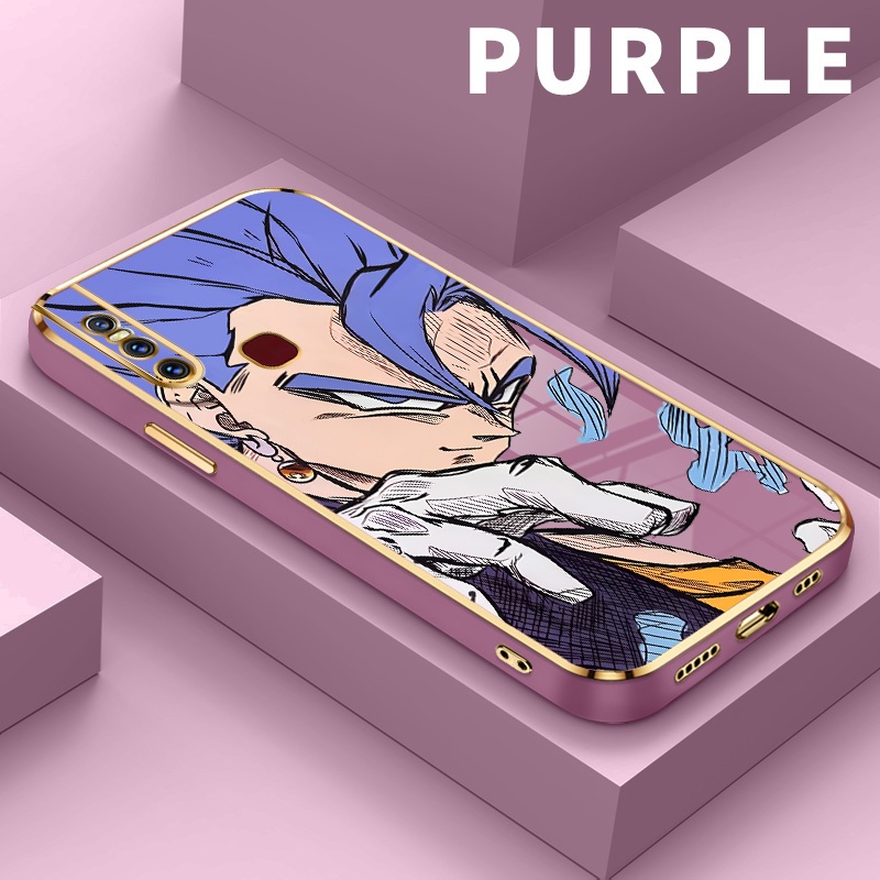 JHABIB Case  For Vivo S1 V15 Pro V19 V20 SE Y70 2020 2021 Dragon Ball Vegeta Mewah Silicone Case Pen