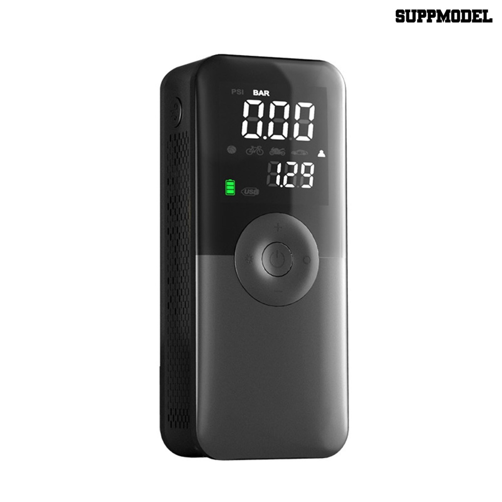 [SM]Tire Inflator Digital Display Lampu LED Banyak Digunakan Otomatis Shut-off Waktu Siaga Lama Tiup Cepat Portabel Akurat Layar LCD Pompa Angin Perlengkapan Mobil