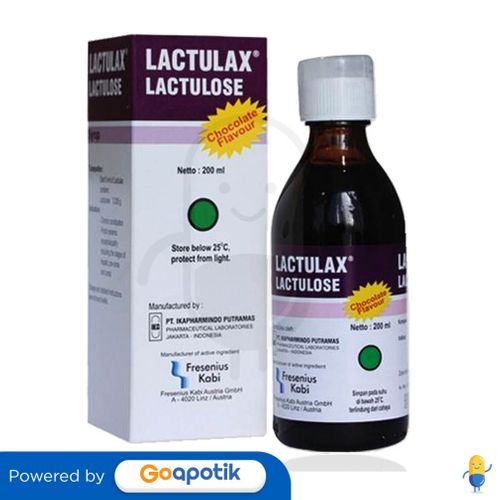 Lactulax Rasa Cokelat 3,335 G / 5 Ml Sirup 200 Ml