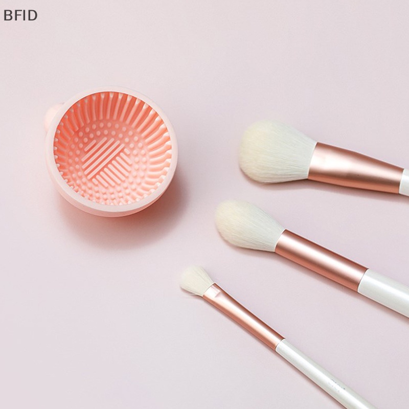 [BFID] Kuas Makeup Silikon Pembersih Mangkok Foundation Makeup Brush Scrubber Board Pad [ID]