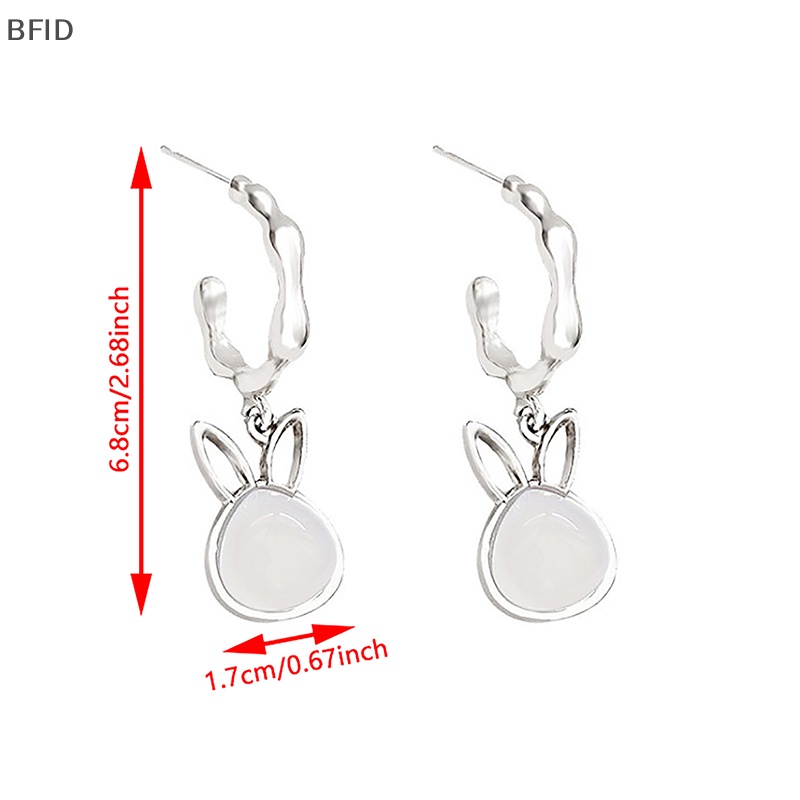 [BFID] Fashion INS Rabbit Stud Earrings Untuk Wanita Gadis Anting Fashion Baru Untuk Wanita [ID]