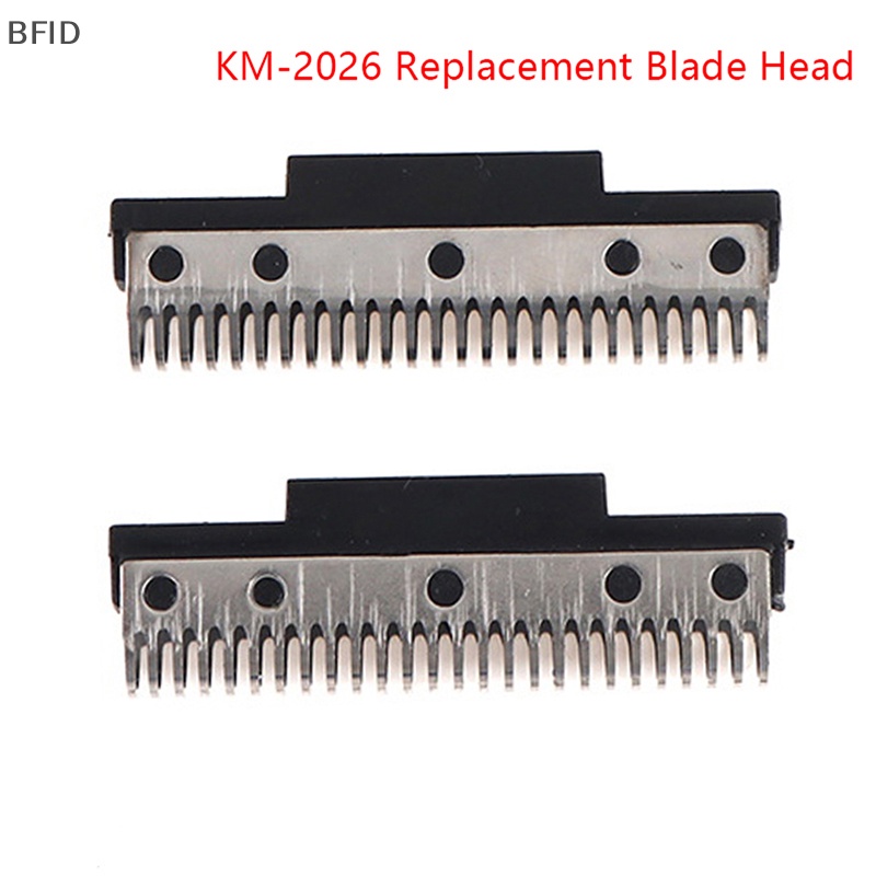 [BFID] 2pcs Original Shaver Razor Head Blade Cutter Pengganti KM-2026 [ID]