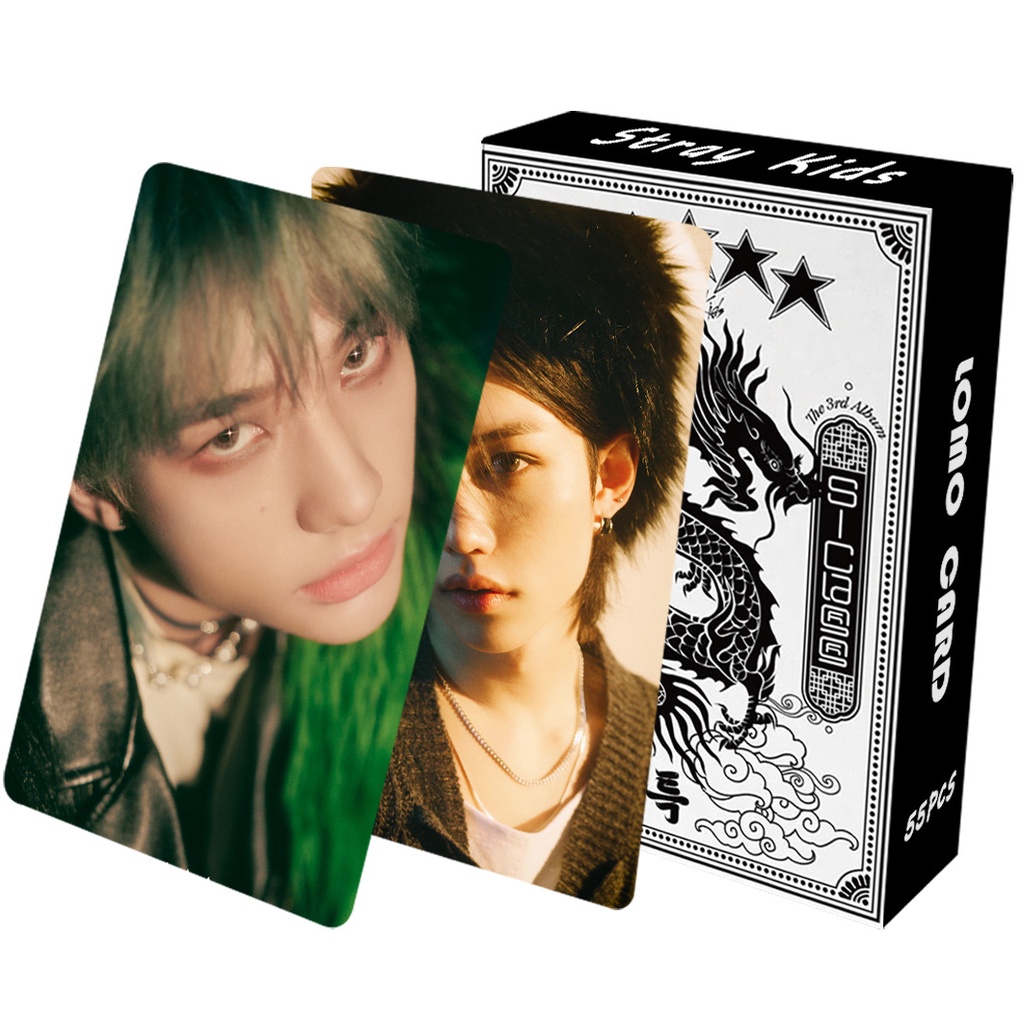 55pcs /box STRAY KIDS 2023album Jepang Baru 5bintang Photocards Kartu Lomo Straykids Kpop Collection