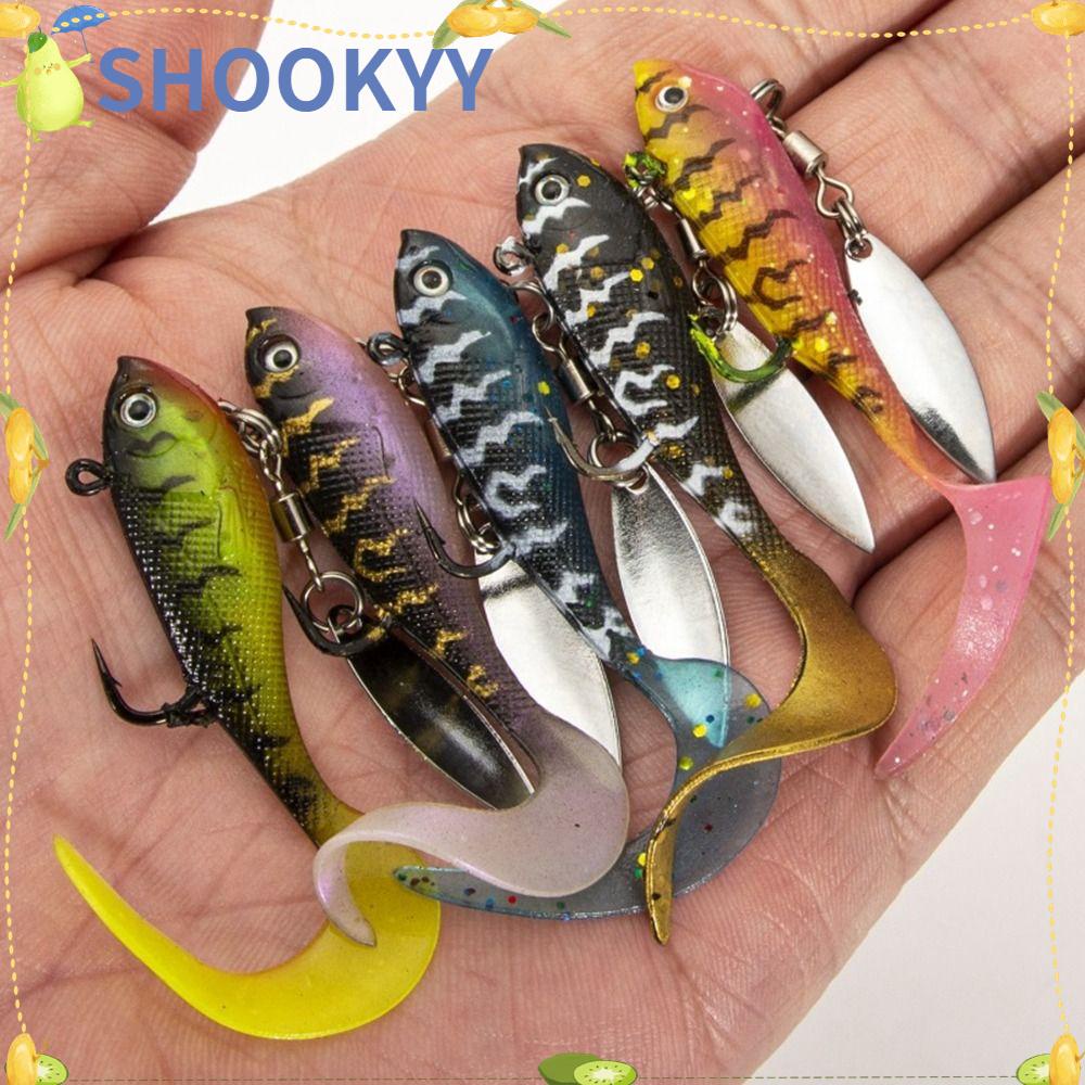 Chookyy 2pcs Soft Lures Renang Trout Engkol Cacing