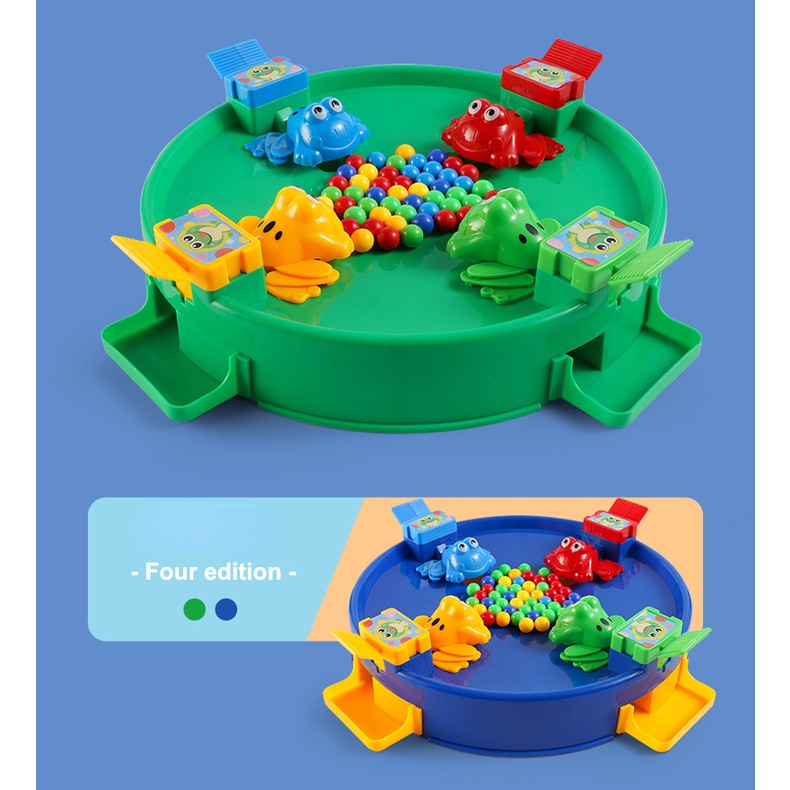 New Fun Hungry Frog Makan Kacang Orang Tua-Anak Permainan Catur Interaktif Mainan Dekompresi