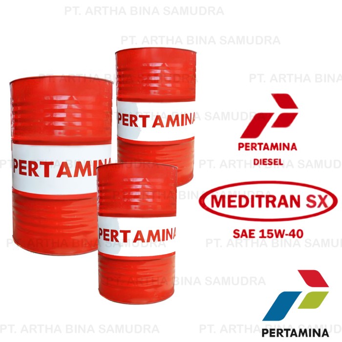 OLI Pertamina Meditran SX 15W-40 CH-4/SJ Drum Isi 209 Liter