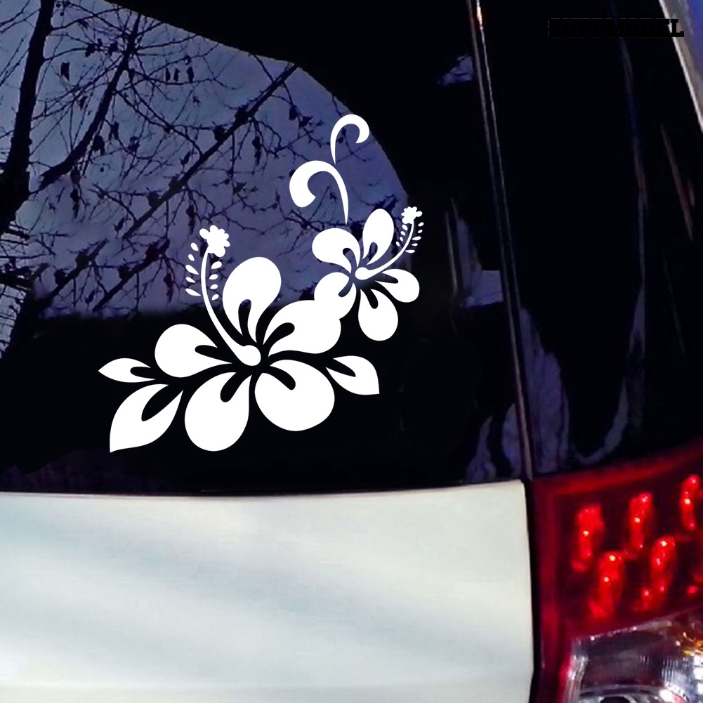 [SM]Flower Floral Auto Decal Sticker Perekat Diri Dekorasi Jendela Body Mobil