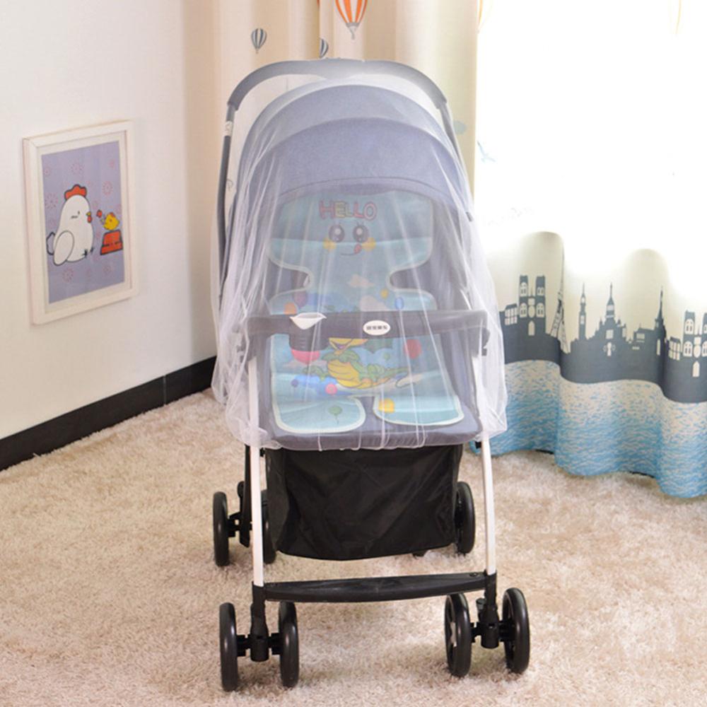 C5goon Jaring Tempat Tidur Bayi Aman Kelambu Anak Pushchair Jaring Anti Bobot Perlindungan Bayi Mesh Stroller Aksesoris P8T5