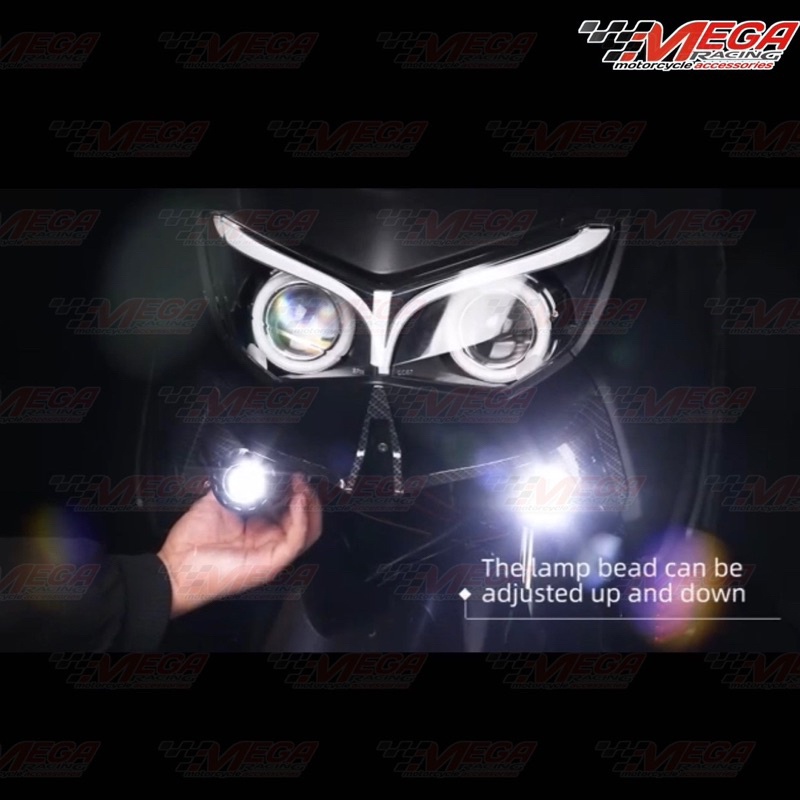 Winglet Depan + Lampu Laser 2D 3D All New Nmax Sayap Nmax155 Baru 2020 2021 2022 2023 Kumis NmaxBaru Carbon Led Lamp Hi lo