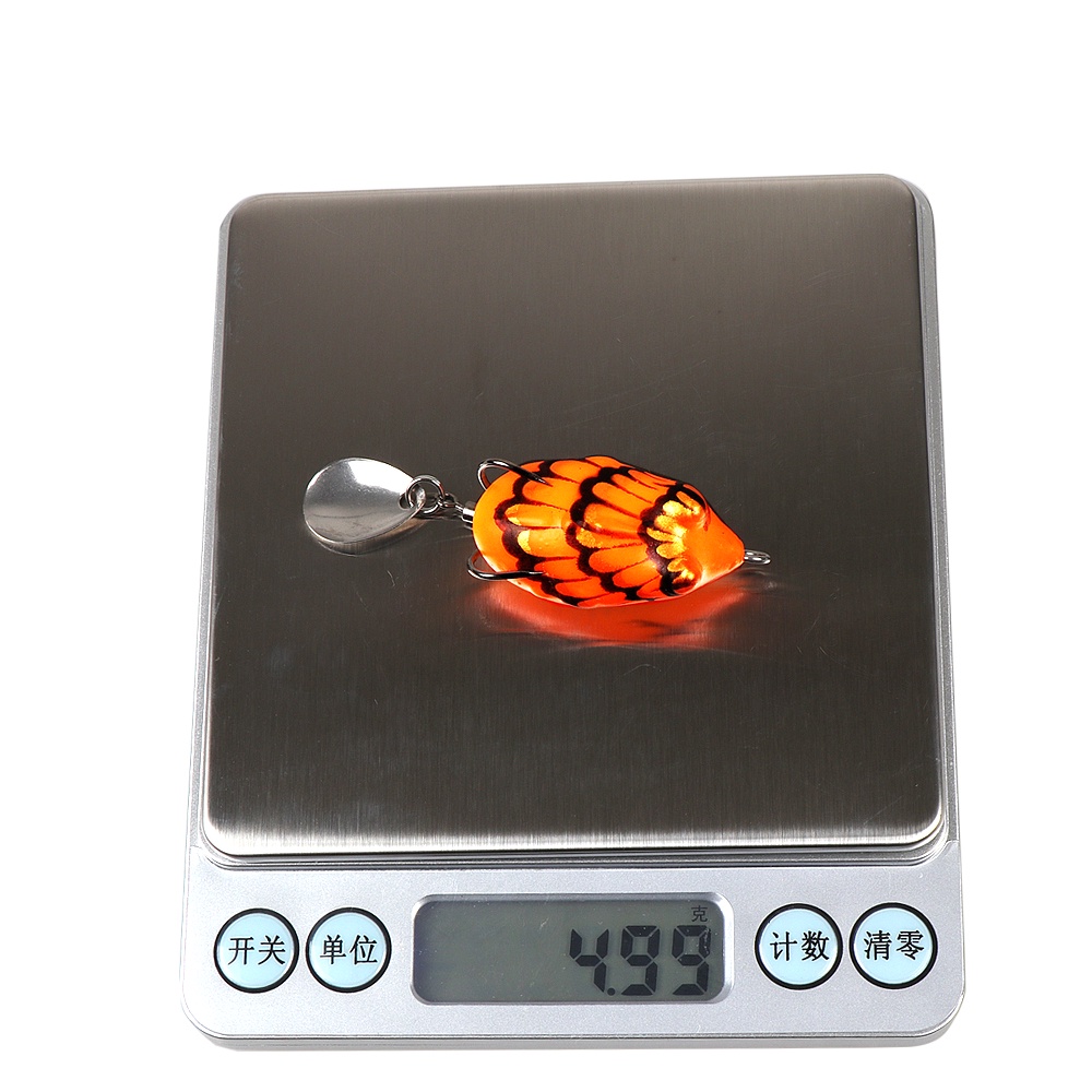 Umpan Katak Casting 4cm/5g Soft Frog Fishing Lure Mini Soft Lure Kait Ganda Top Water Ray Frog Umpan Buatan