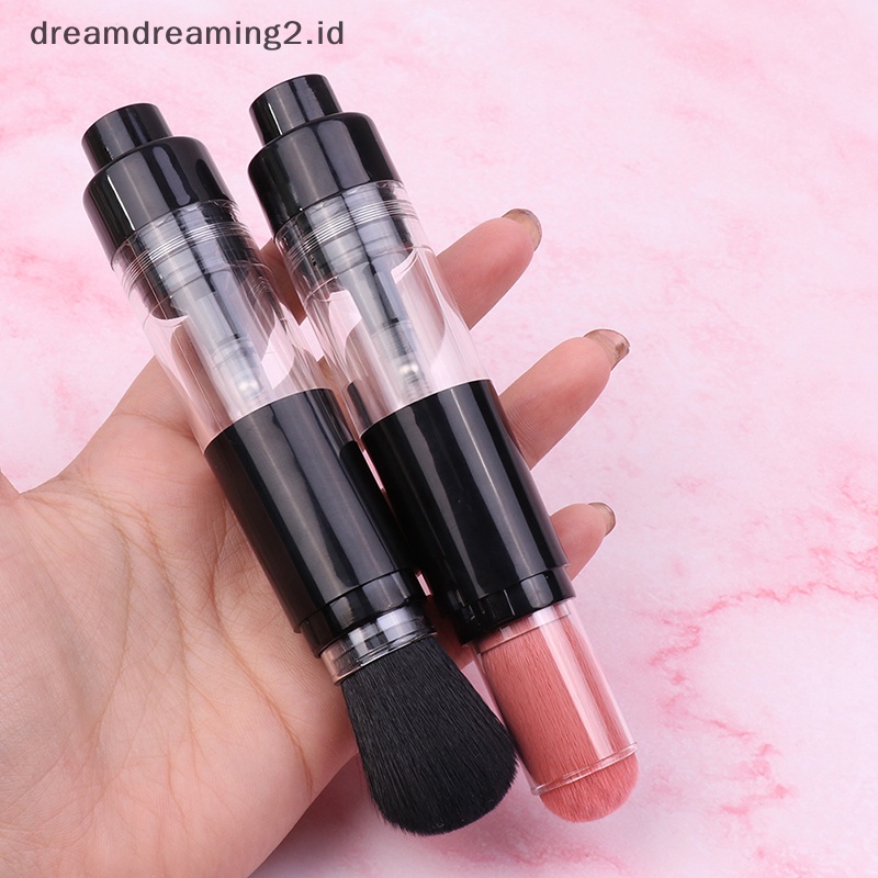 (drea) Kuas Bedak Isi Ulang Makeup Brush Makeup Bubuk Kosmetik Serat Artificial //