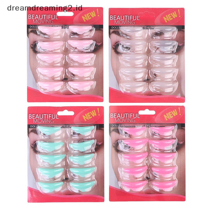 (drea) 5pasang/bag Eyelash Lift Curlers Curl Shields pads S M M1 M2 L Batang Silikon Lembut //