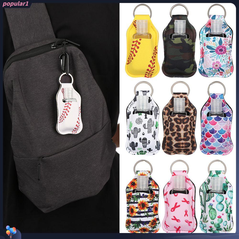 POPULAR Populer Hand Sanitizer Dengan Gantungan Kunci Carrier Sub bottling Reusable Bottles Wadah Isi Ulang Botol Travel
