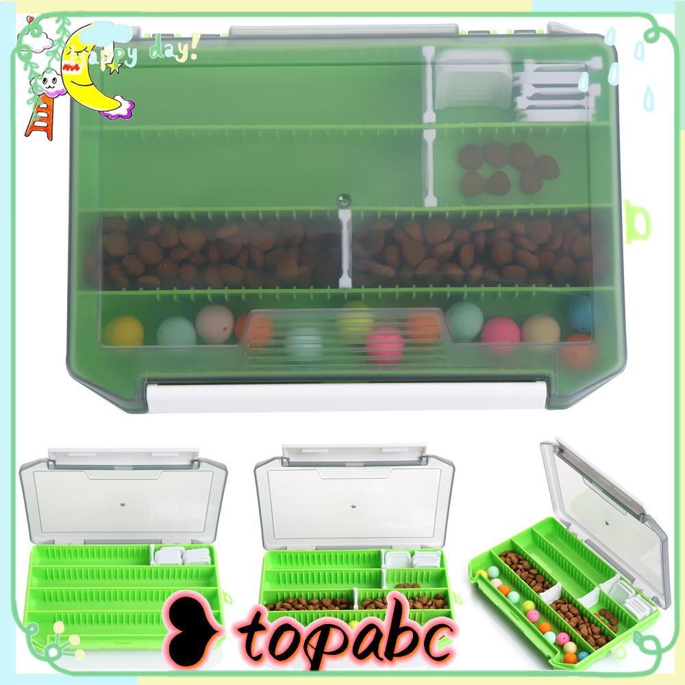 TOP Wadah Pancing Wadah Umpan Plastik Dua Sisi Multifungsi