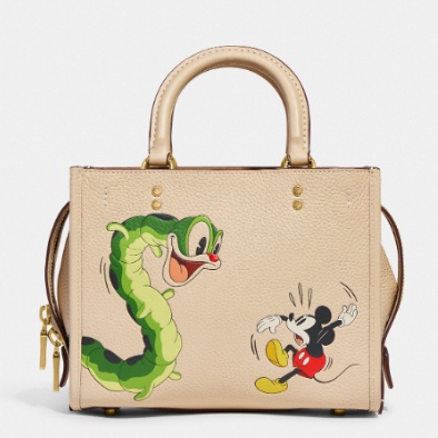 Disney x Coach Rogue 25 In Regenerative Leather with Mickeey