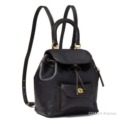 Coach  Riya Backpack 21 bahan full kulit Women fashion Bag