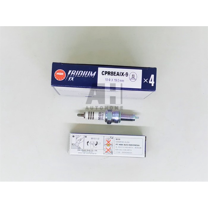 Busi Motor NGK Iridium Satria FU 150 F150 FI Injeksi 2016 CPR8EAIX-9