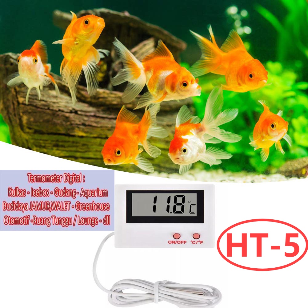 Thermometer Digital-Aquarium-Kulkas-Freezer Dll (Thermometer BH-5)/aksesoris Kulkas/Termometer Aquarium/termometer Kulkas/lemari Aquarium