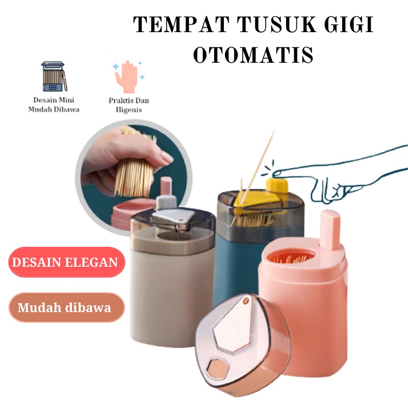 [GOS] B205 - Tempat Tusuk Gigi Otomatis / Wadah Tusuk Gigi.